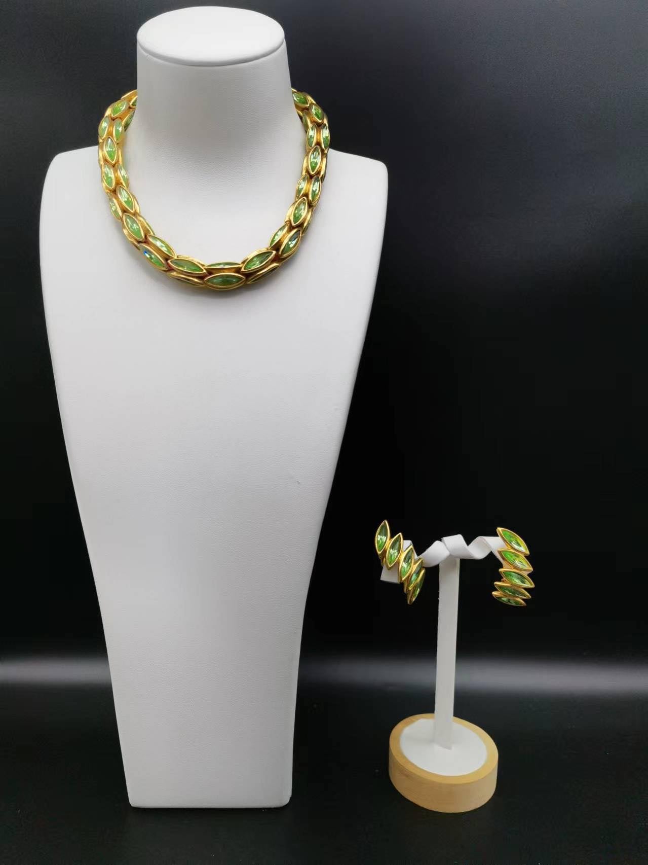 Vintage Goossens Necklace and Earrings