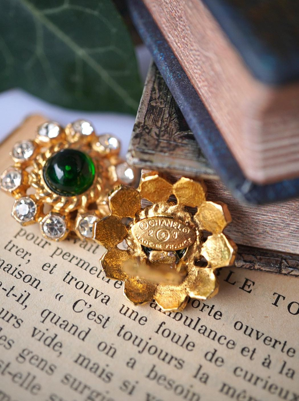 Vintage Chanel Baroque Earrings