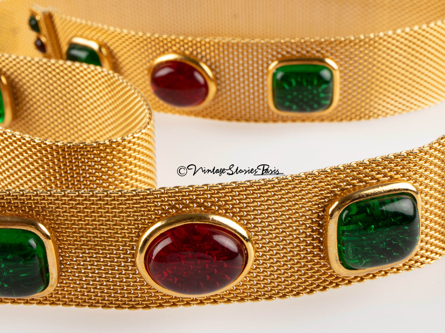 Vintage Chanel Golden Metal Belt