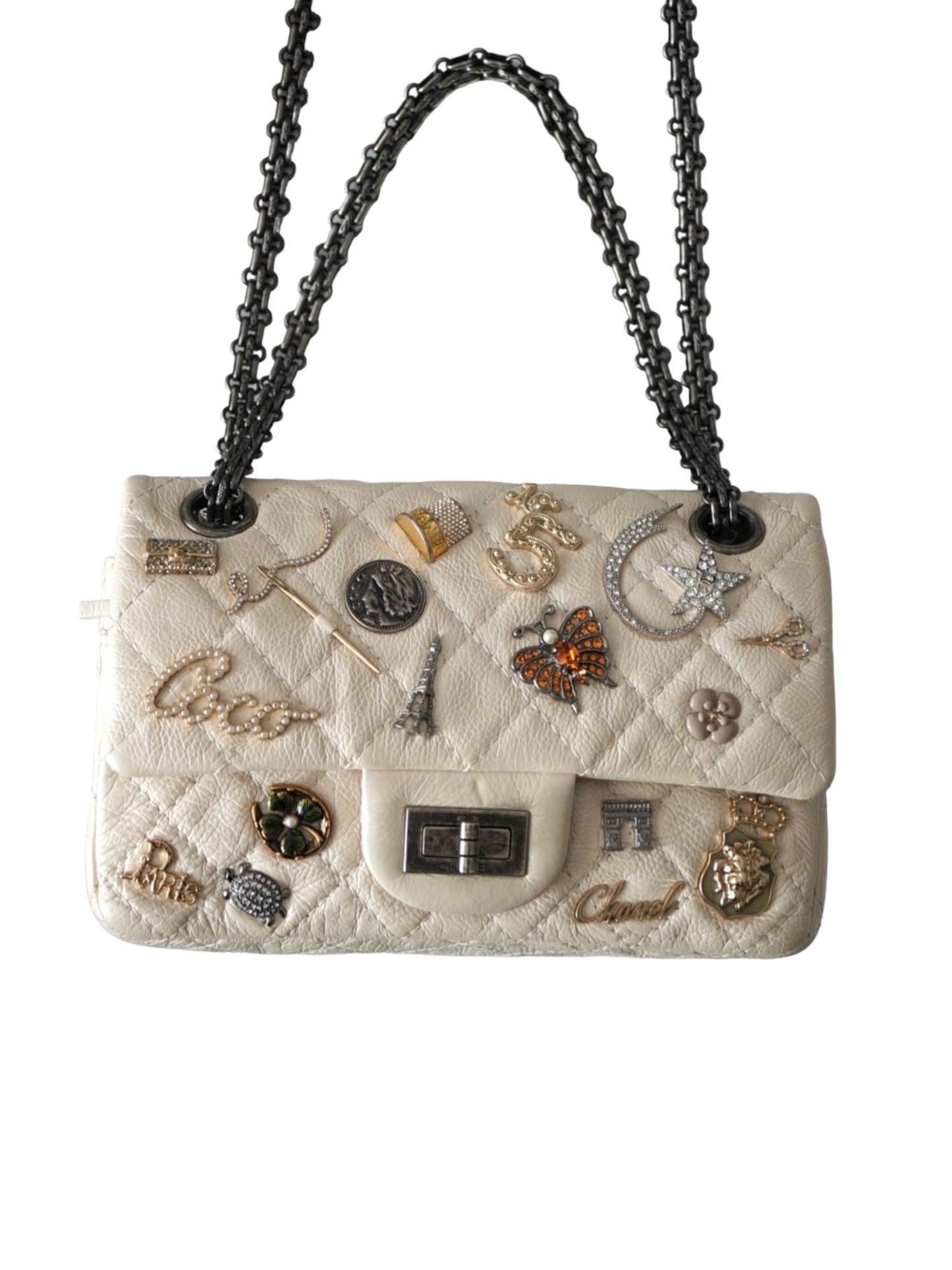 Limited Edition Vintage Chanel Charms Bag