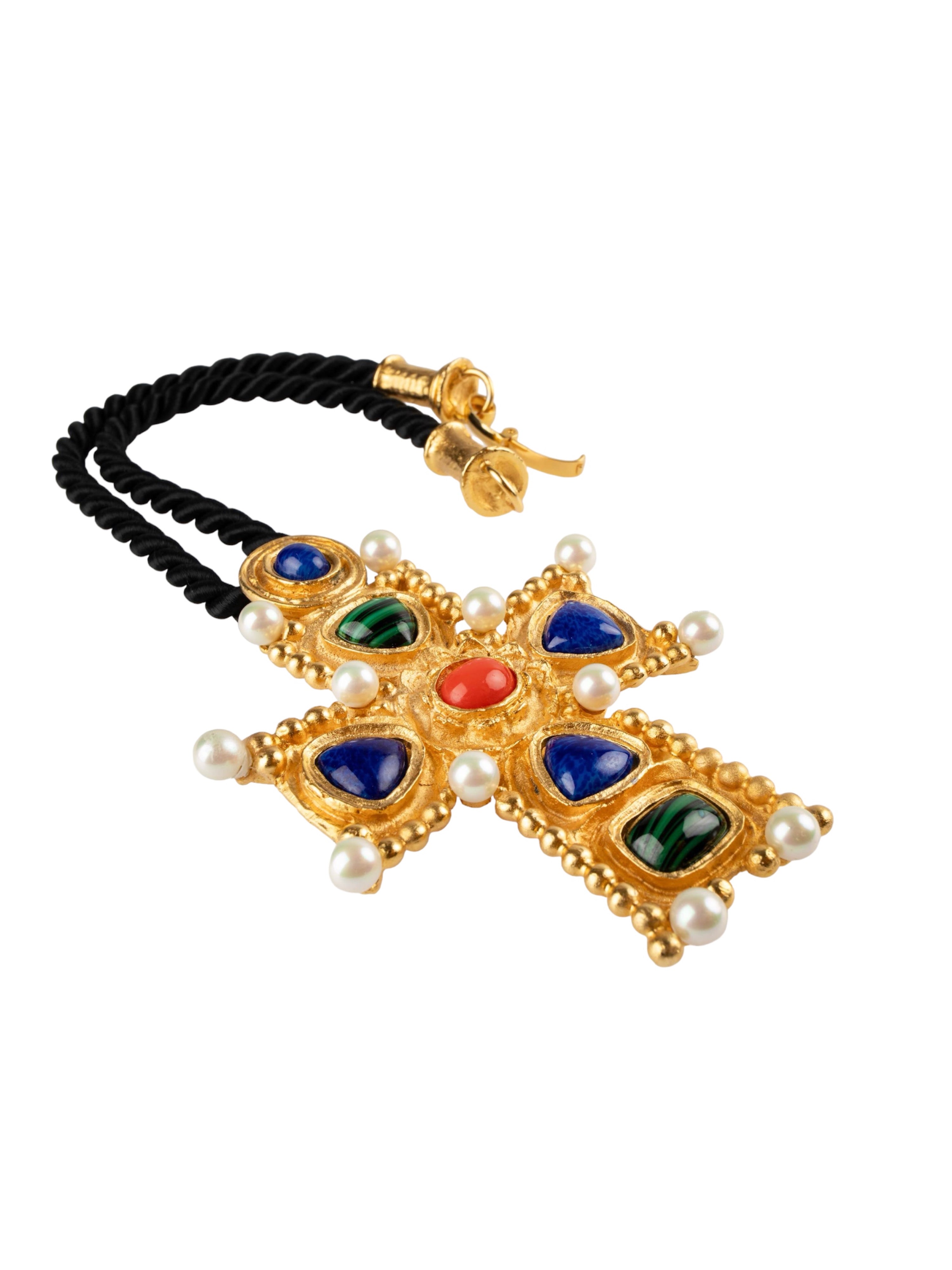 Vintage Christian Lacroix Cross Necklace – Vintage Stories Paris
