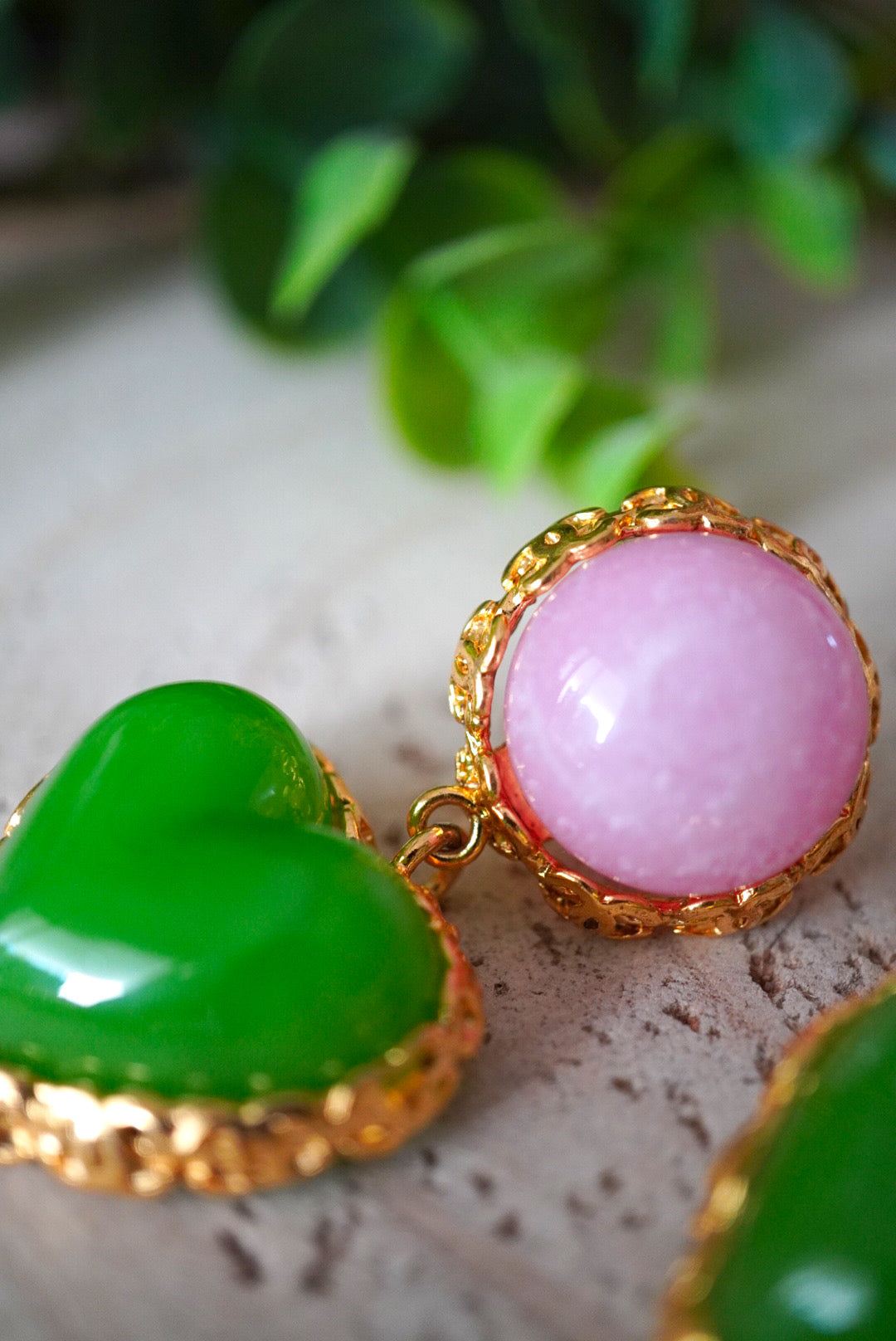 Vintage Chanel Heart Earrings