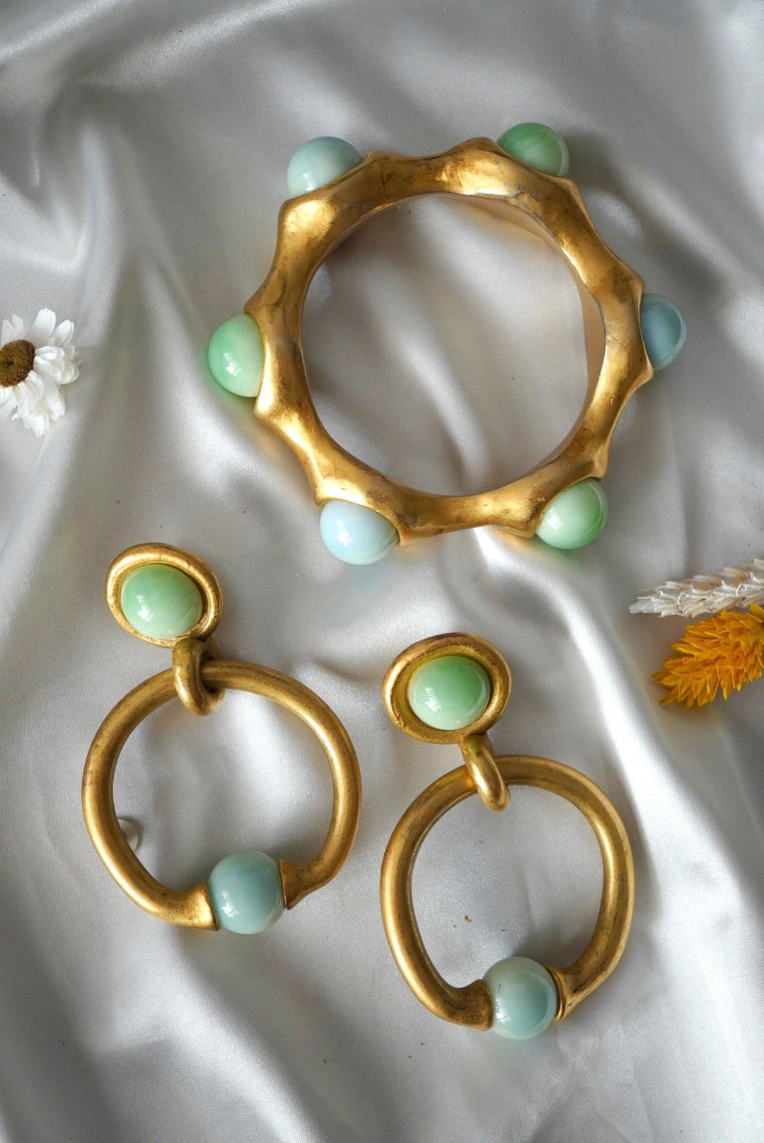 Vintage Chanel Set - Bracelet and Earrings