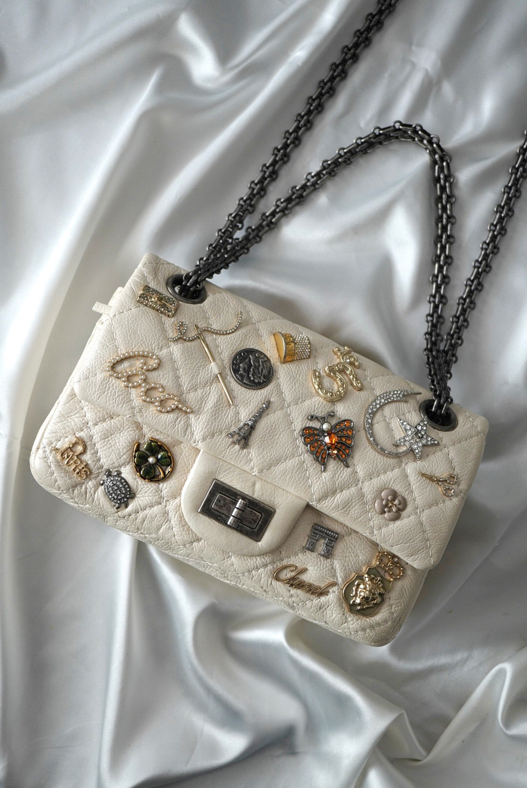 Limited Edition Vintage Chanel Charms Bag