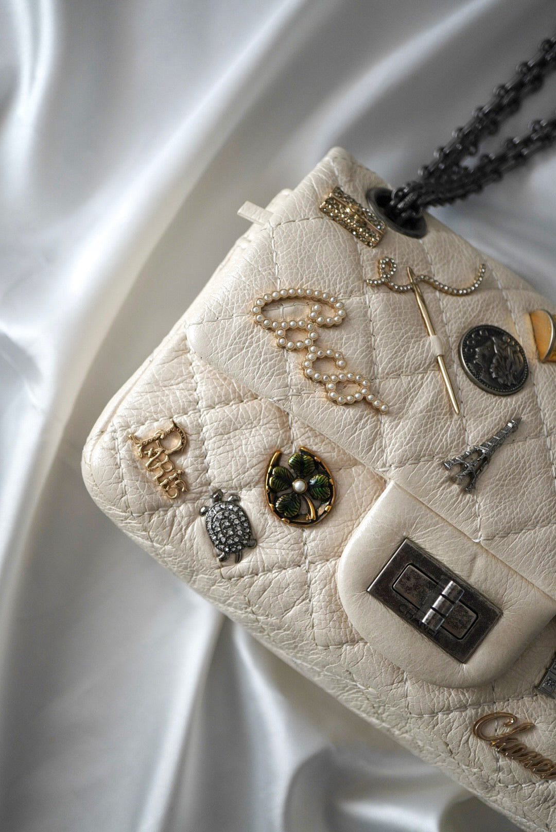 Limited Edition Vintage Chanel Charms Bag