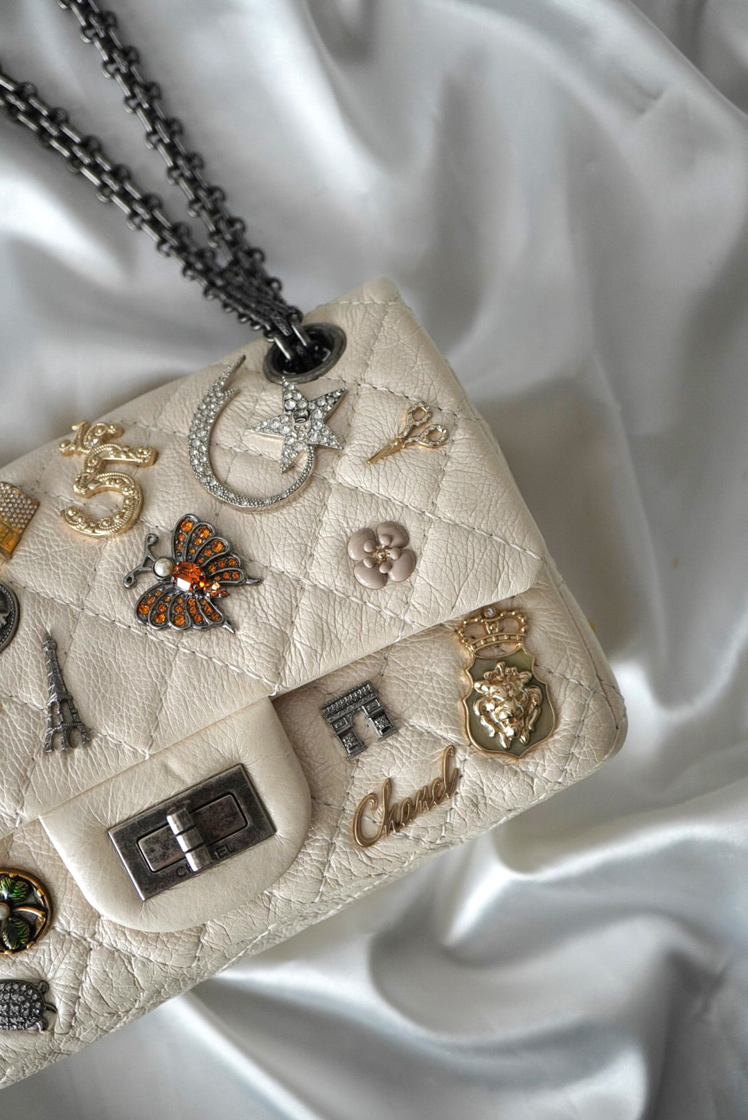 Limited Edition Vintage Chanel Charms Bag