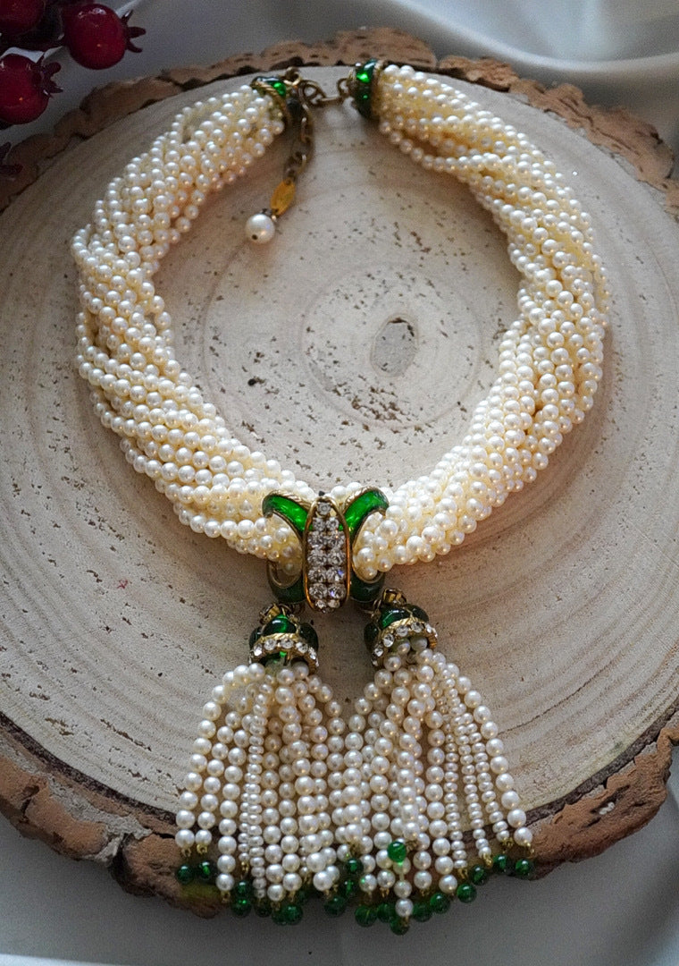 Extremly Rare Vintage Chanel Pearl Necklace 1983