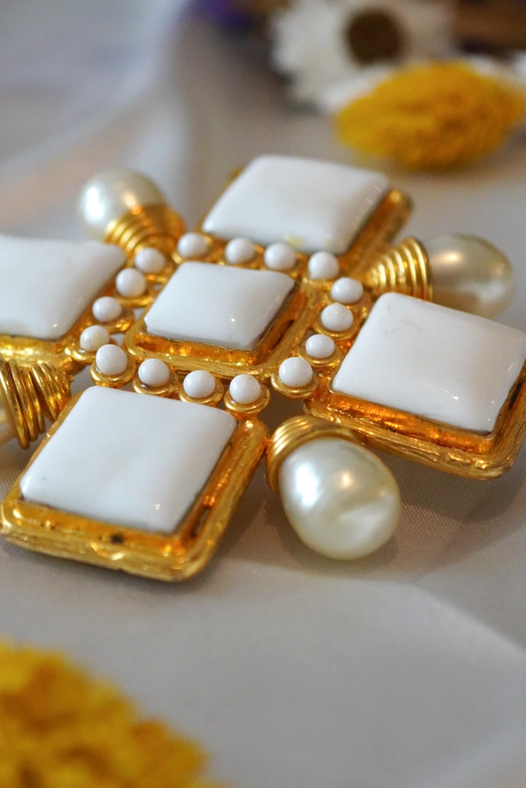 Vintage Chanel Cross Brooch/Pendant