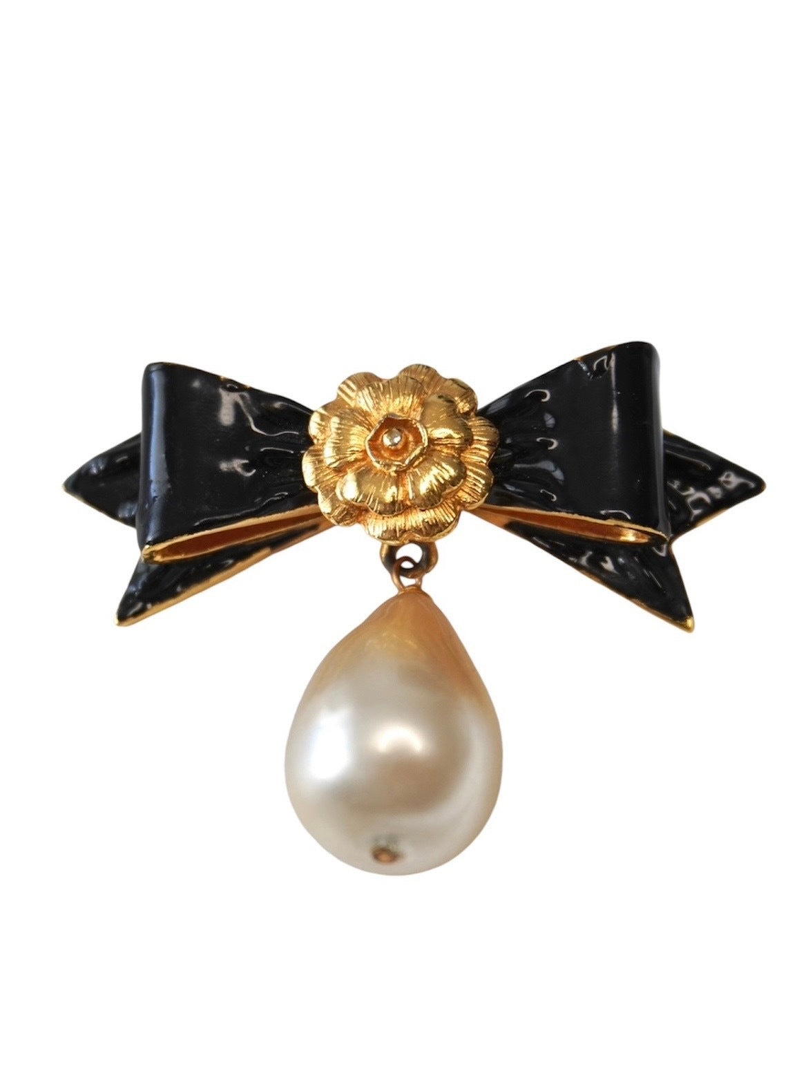 Vintage Chanel Bow Brooch 1980s