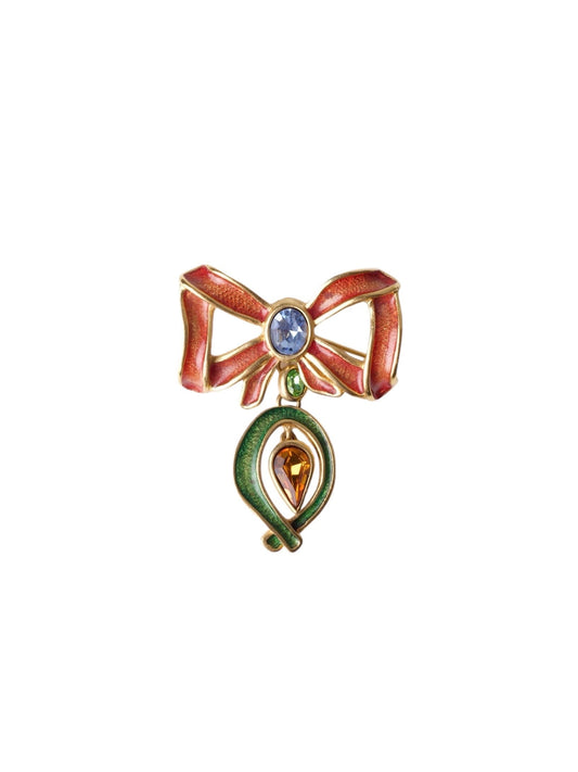 Vintage Yves Saint Laurent Bow Brooch