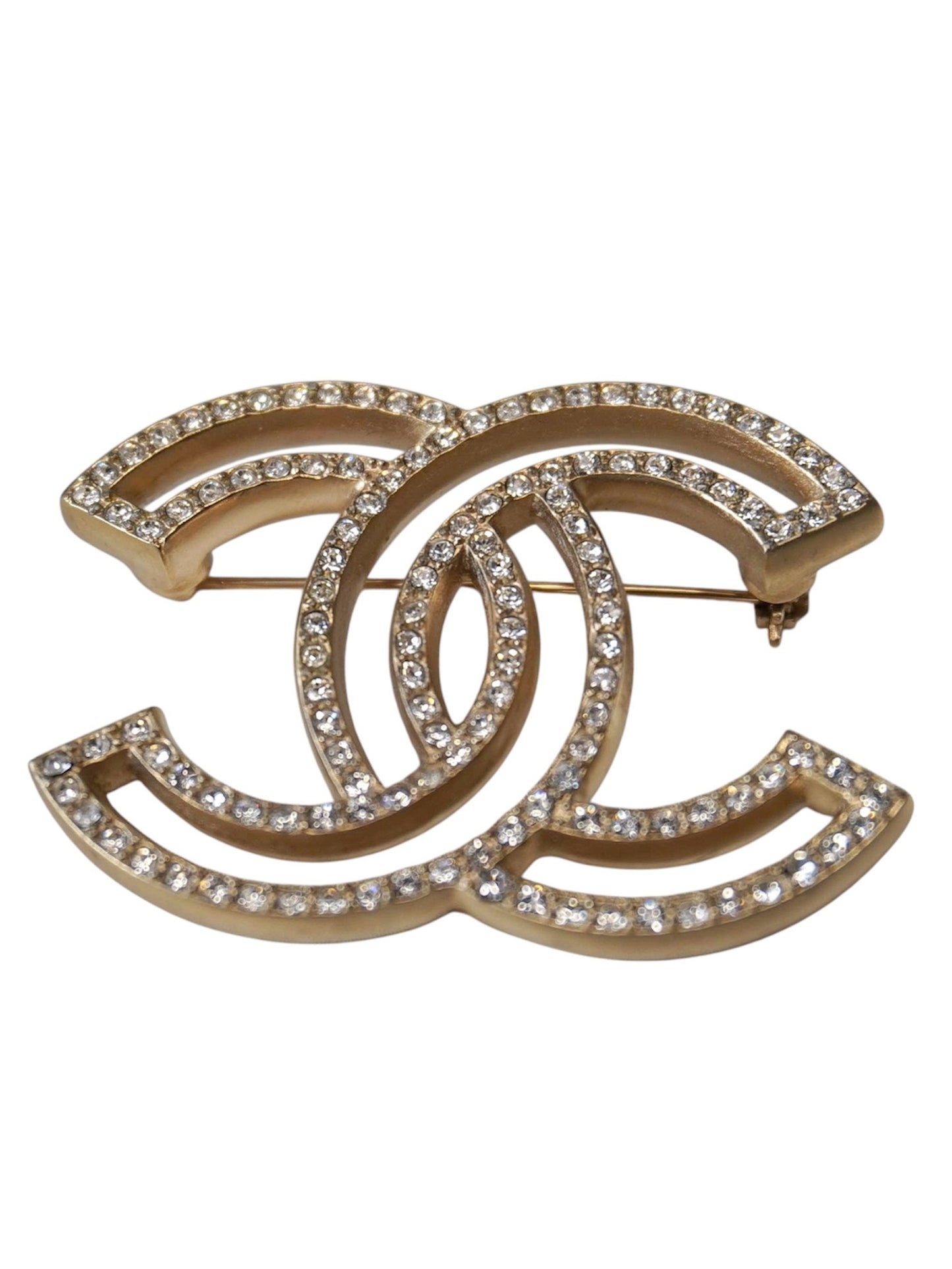 Chanel CC Strass Brooch