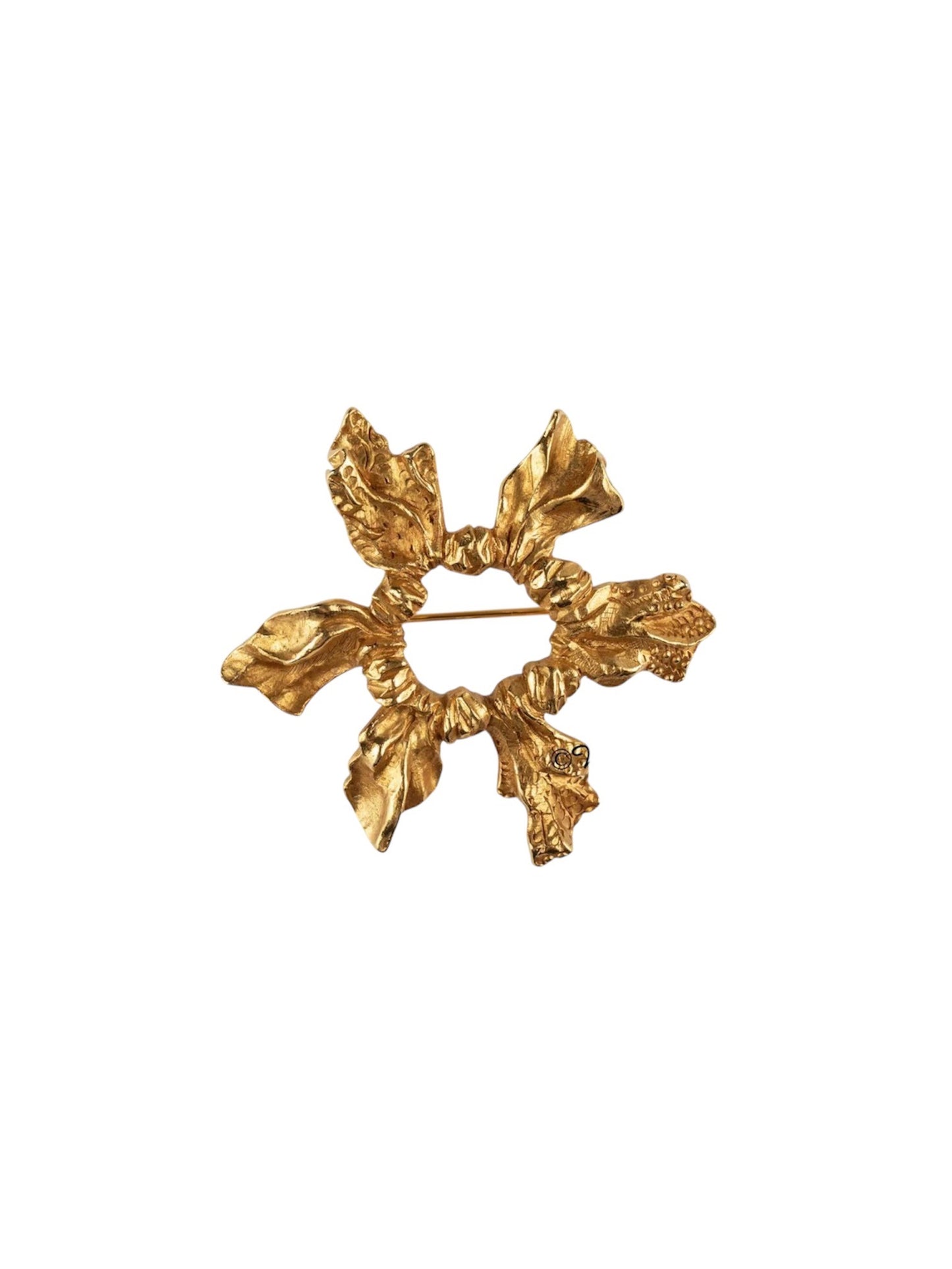 Vintage Christian Lacroix Golden Sun Brooch