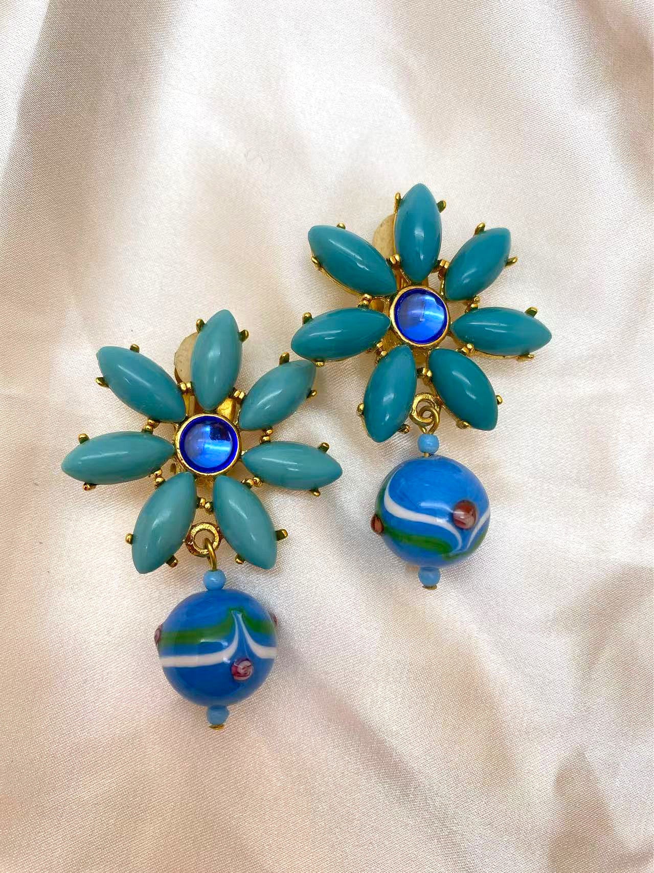 Vintage Yves Saint Laurent Set - Earrings and Bracelet