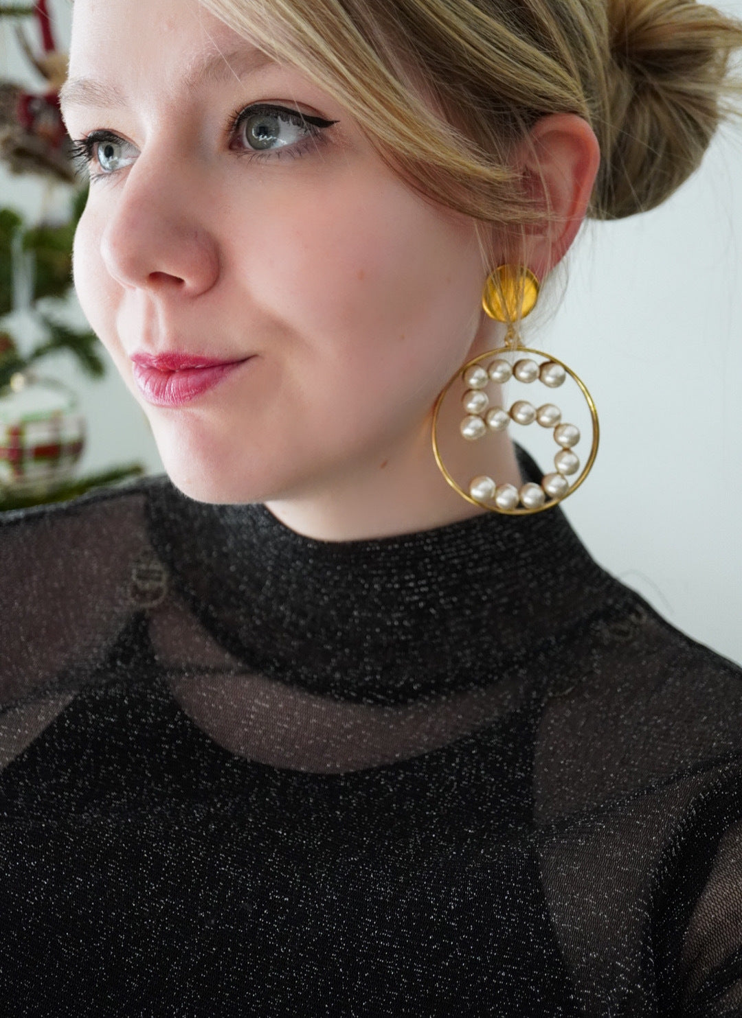 Rare Vintage Chanel Runway Earrings 1987