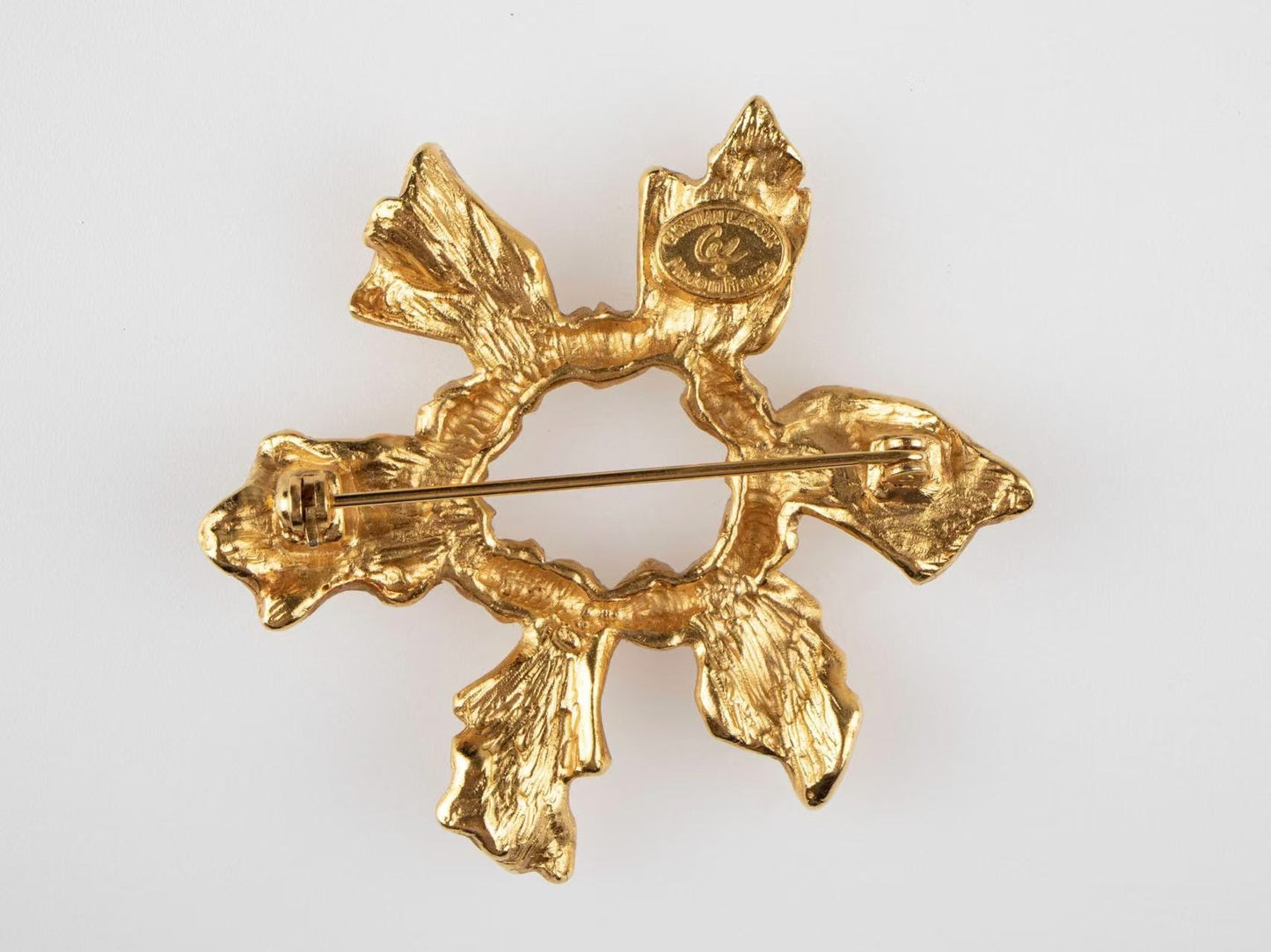 Vintage Christian Lacroix Golden Sun Brooch