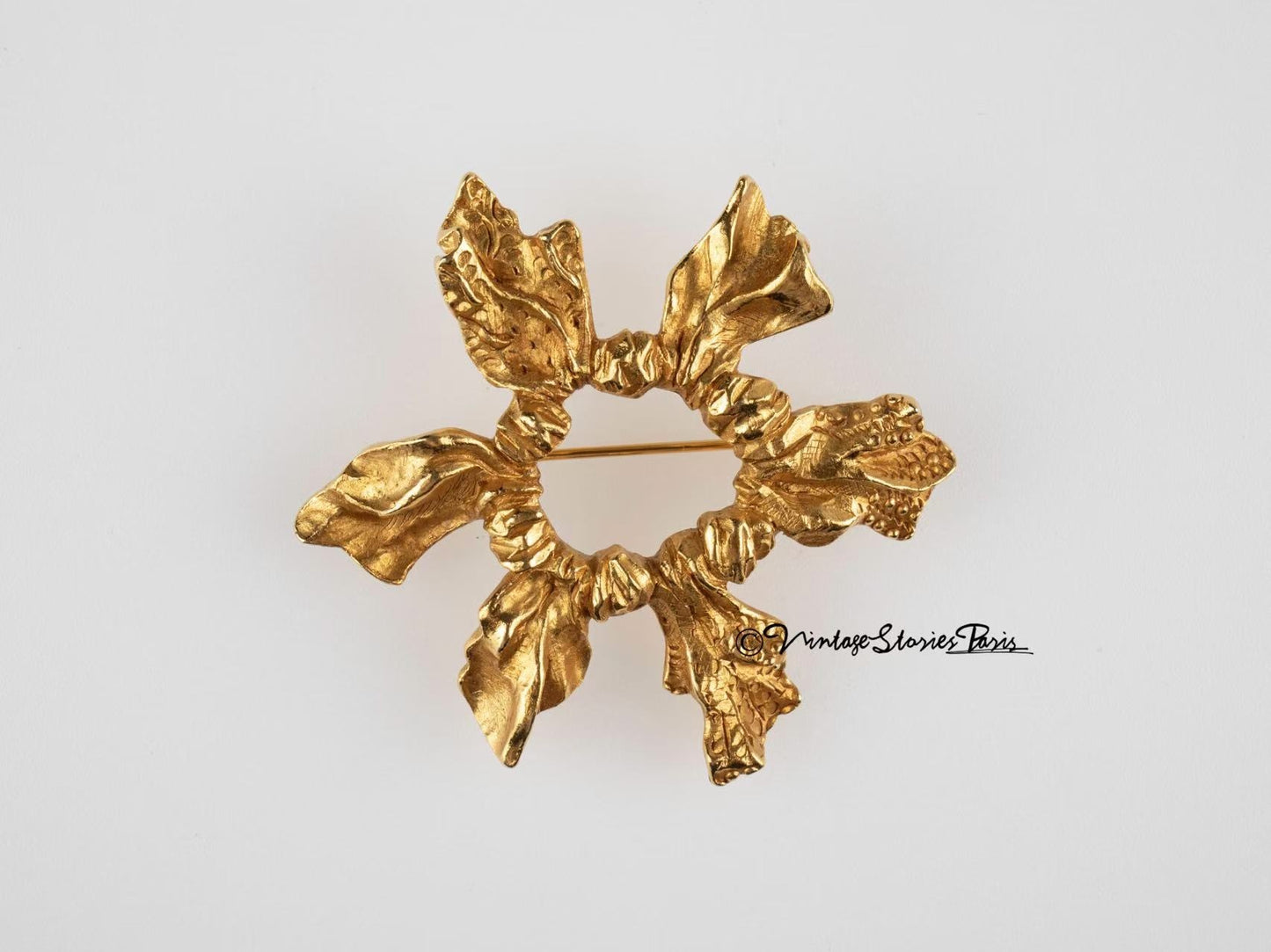 Vintage Christian Lacroix Golden Sun Brooch