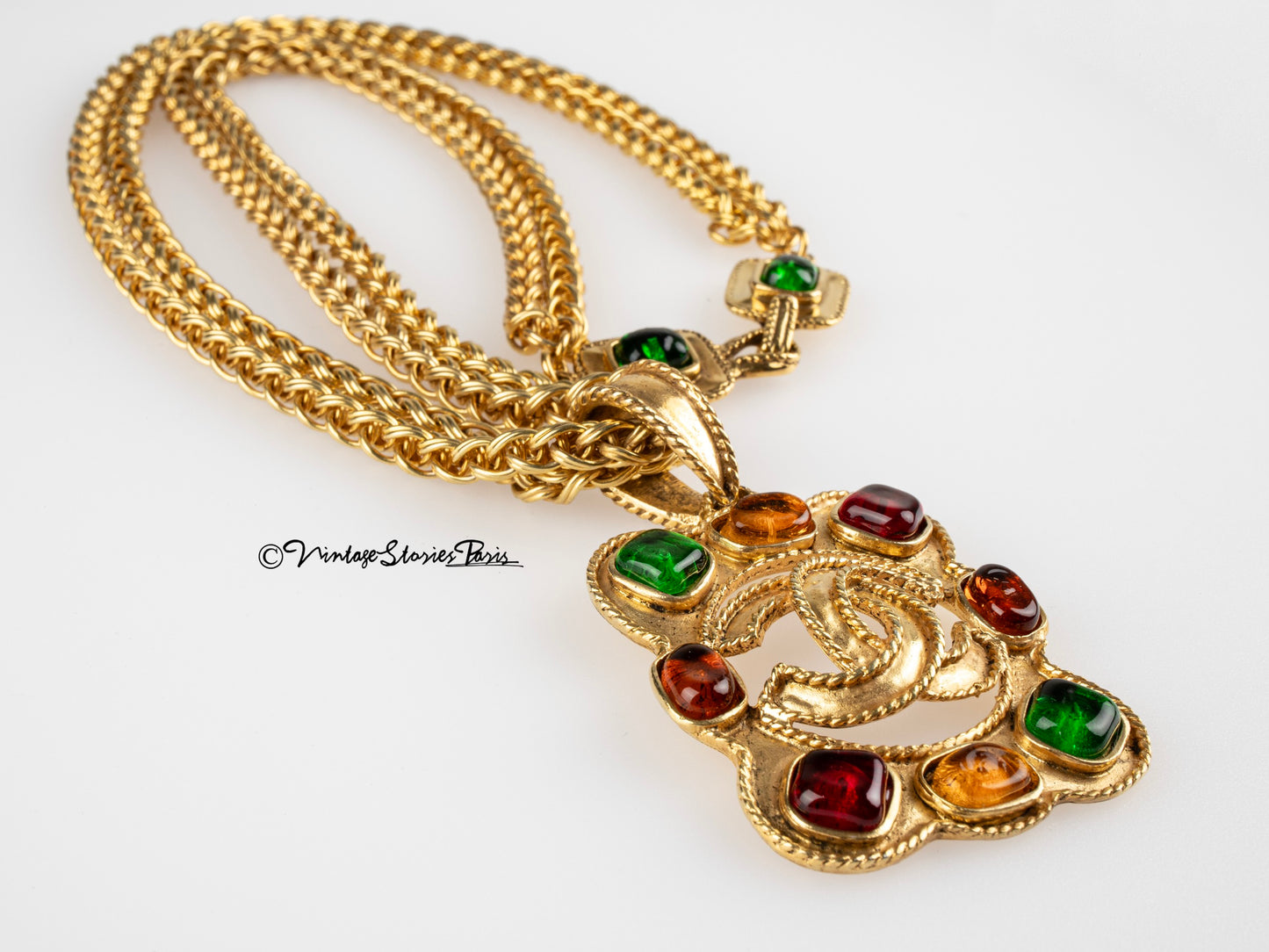 Vintage Chanel Gripoix Necklace