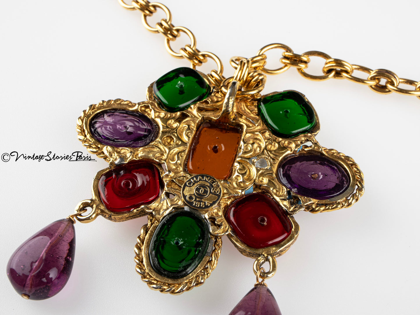 Vintage Chanel Gripoix Necklace